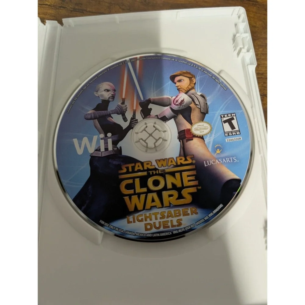 Star Wars: The Clone Wars Lightsaber Duels Nintendo Wii, 2008 CIB W/‎ Manual